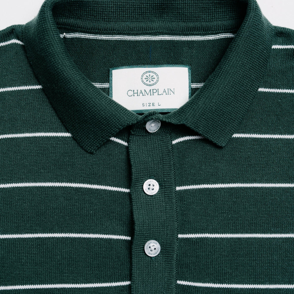 Champlain - Stripe Knit Polo