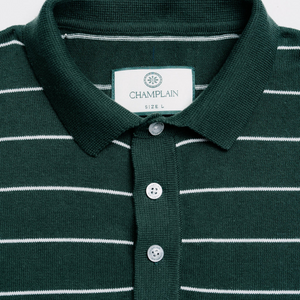 Champlain - Stripe Knit Polo