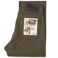 Naked & Famous Denim - True Guy - Army Green Duck Selvedge