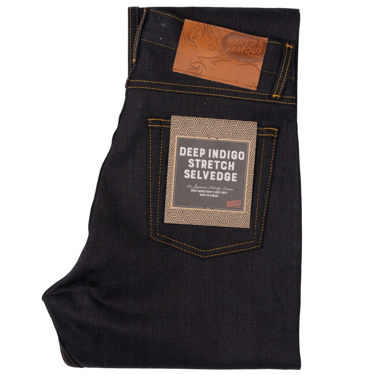 Naked & Famous Denim - True Guy - Deep Indigo Stretch Selvedge