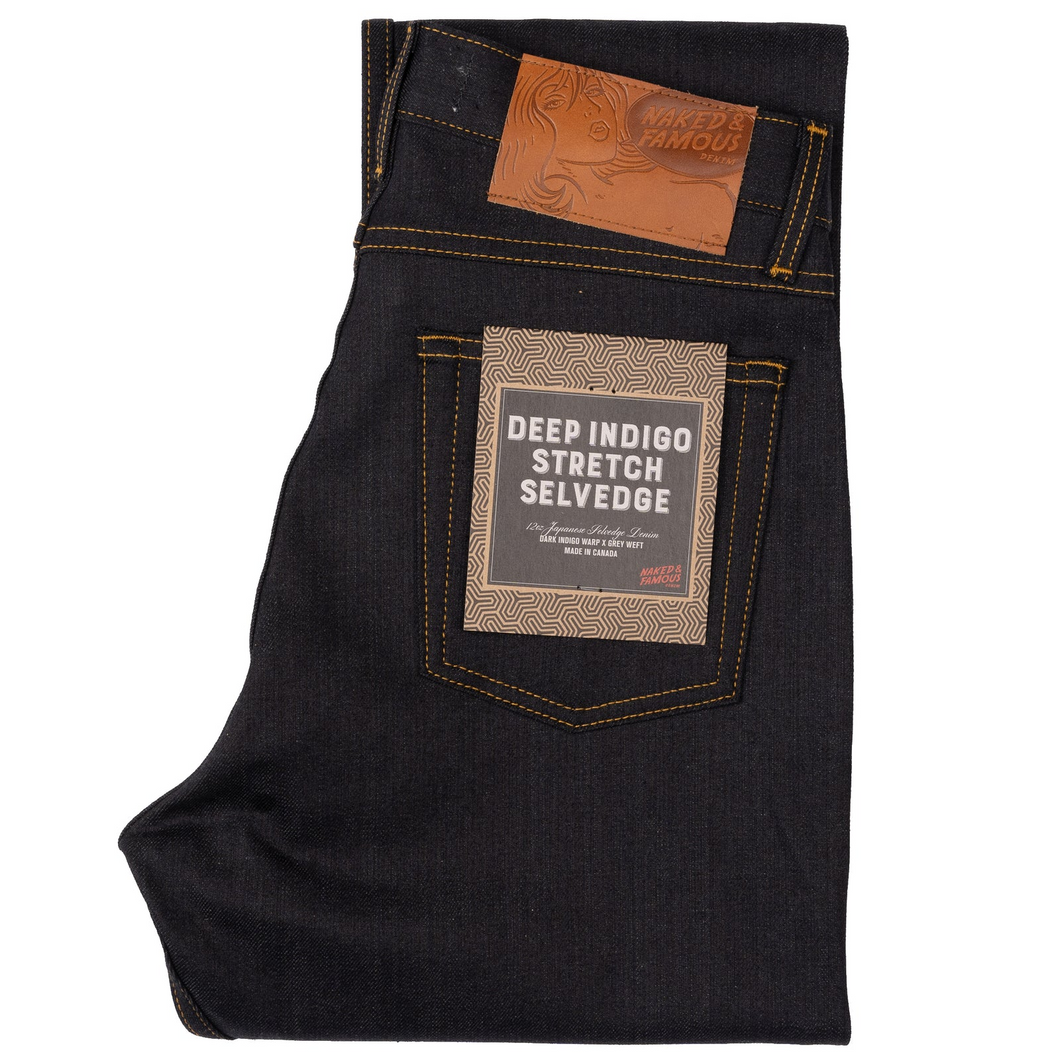 Naked & Famous - True Guy - Deep Indigo Stretch Selvedge