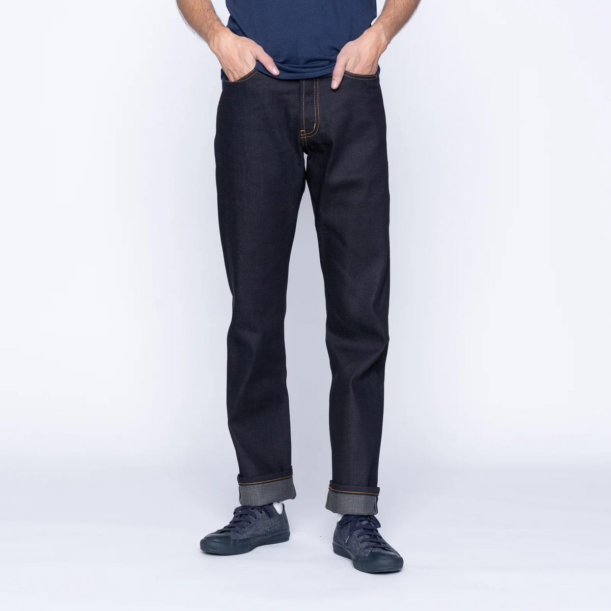 Naked & Famous Denim - True Guy - Deep Indigo Stretch Selvedge
