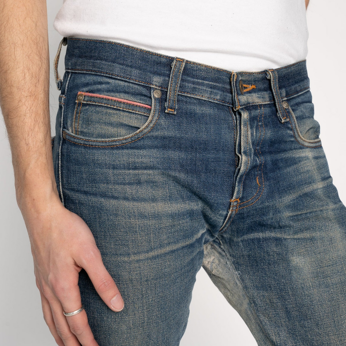 Naked & Famous Denim - True Guy - Dirty Fade Selvedge