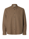 SELECTED NOAH BRUSH TWIST LONG SLEEVE SHIRT