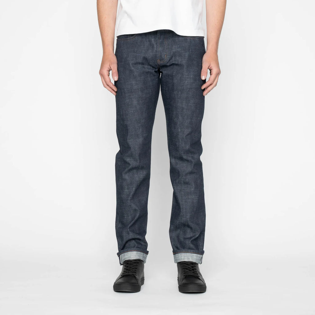 Naked & Famous Denim - Weird Guy - Greencast Slub Stretch Selvedge