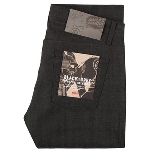 Naked & Famous - Weird Guy - Black x Grey Stretch Selvedge
