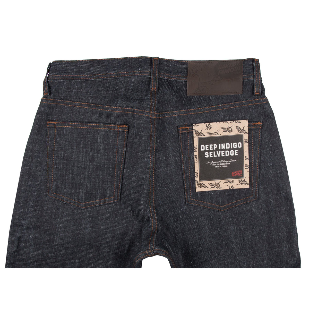 Naked & Famous Denim - Weird Guy - Deep Indigo Selvedge