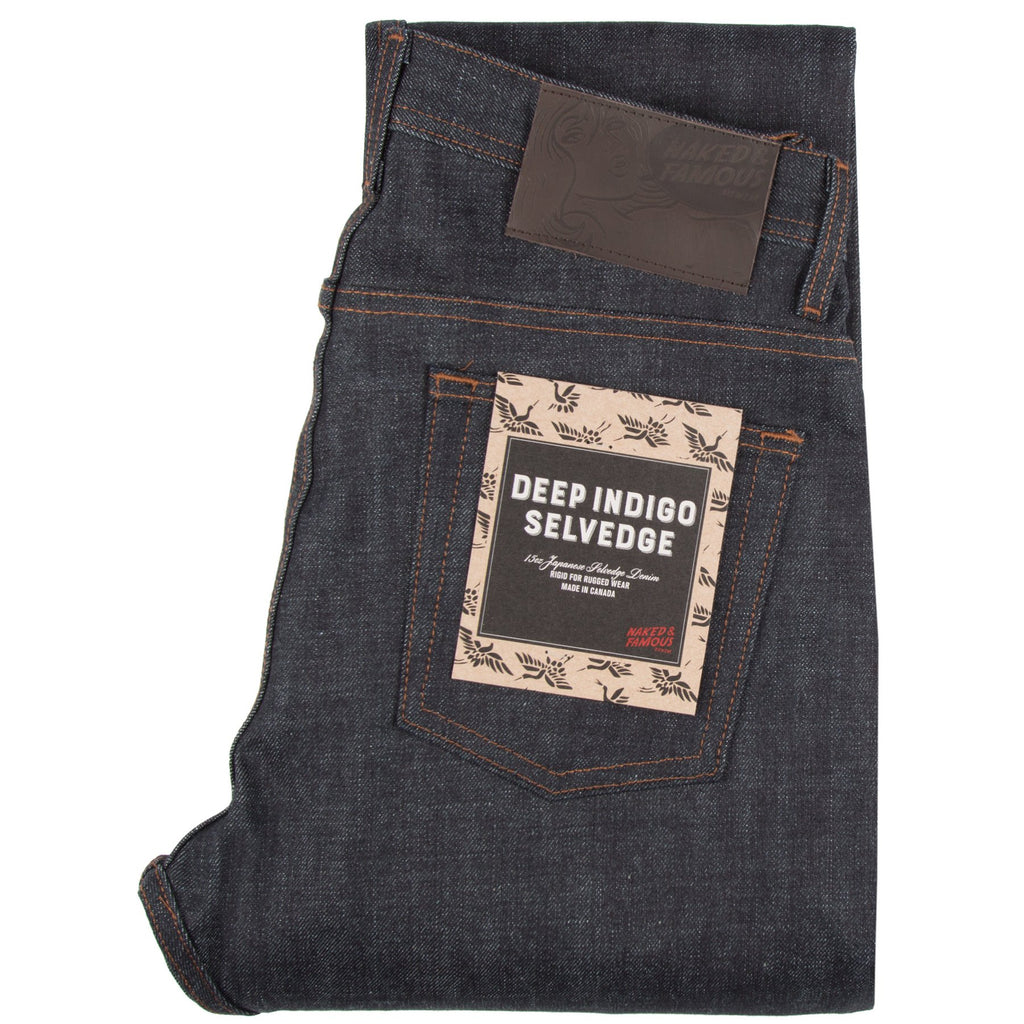 Naked & Famous Denim - Weird Guy - Deep Indigo Selvedge