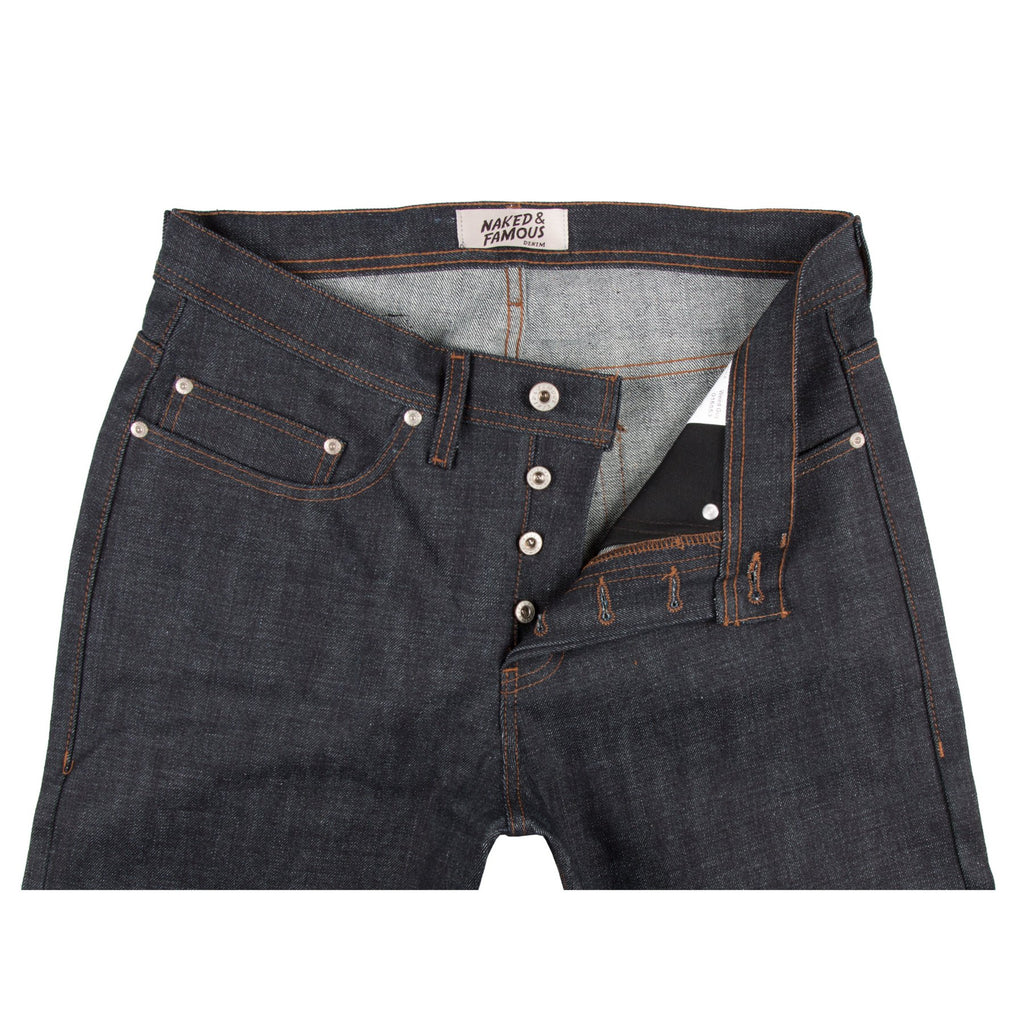 Naked & Famous Denim - Weird Guy - Deep Indigo Selvedge