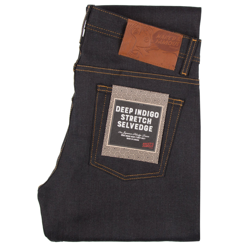 Naked & Famous - Weird Guy - Deep Indigo Stretch Selvedge