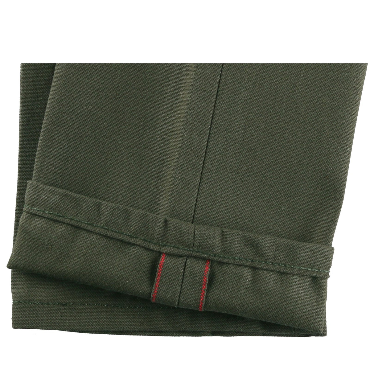 Naked & Famous Denim - Weird Guy - Army Green Duck Canvas