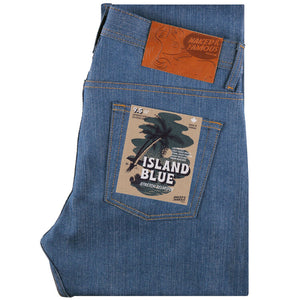 Naked & Famous - Super Guy - Island Blue Stretch