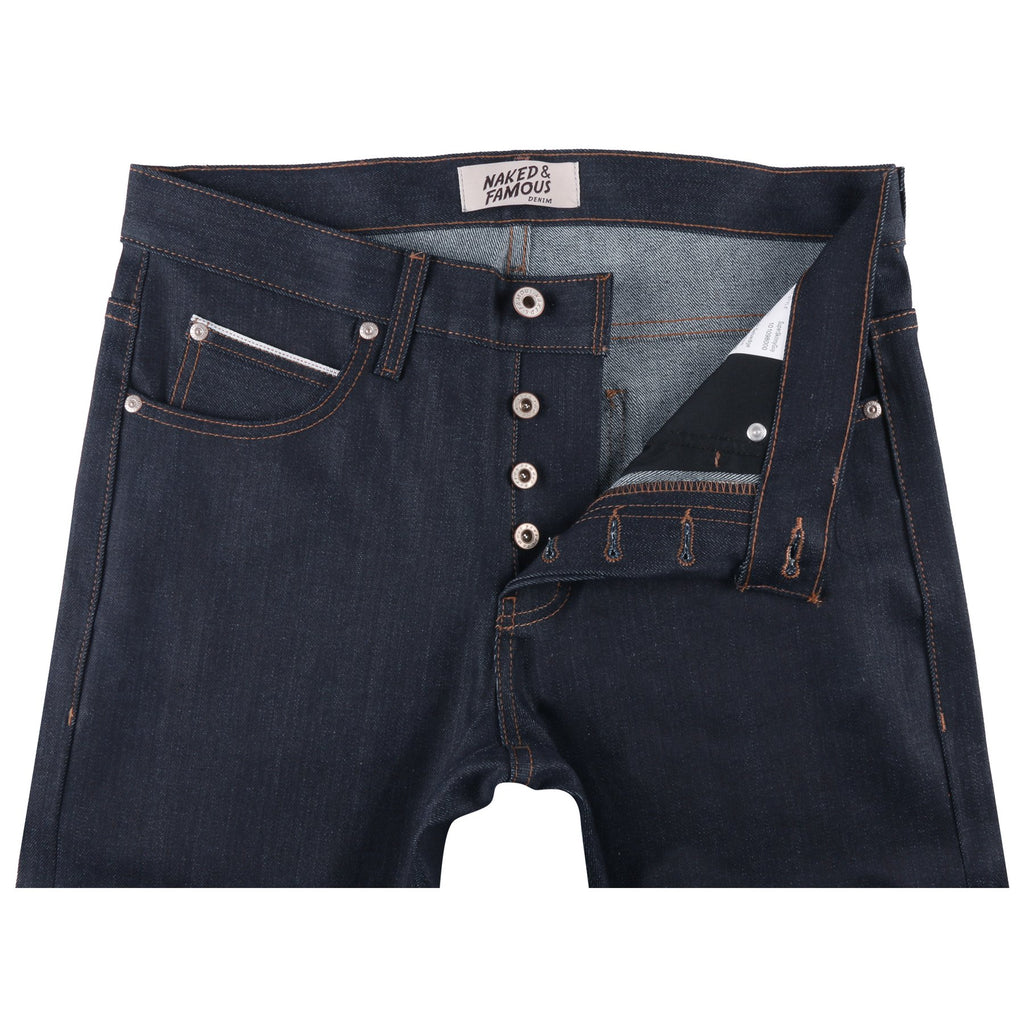 Naked & Famous Denim - Super Guy - Nightshade Stretch Selvedge