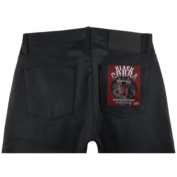 Naked & Famous Denim - Weird Guy - Black Cobra Stretch Selvedge