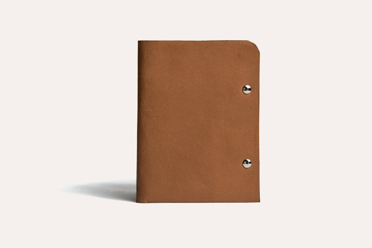 Kiko - Unstitched Leather Two-Fold Wallet