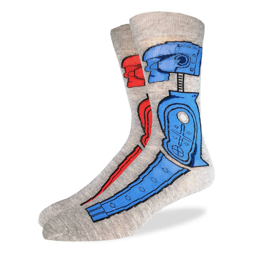 Good Luck Sock - Rock 'em Sock 'em Robot Crew Sock