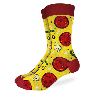 Good Luck Sock - Pizza Toppings Crew Sock