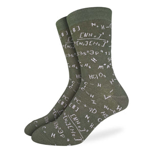 Good Luck Sock - Chemistry Formulas Crew Sock