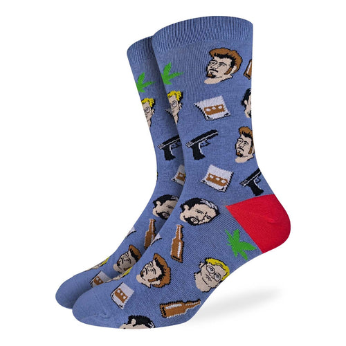 Good Luck Sock - Trailer Park Boys Faces Crew Socks