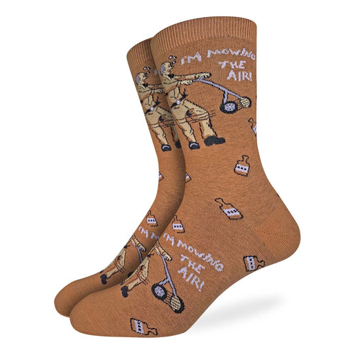 Good Luck Sock - Trailer Park Boys, Mr. Lahey Mowing Air Crew Socks