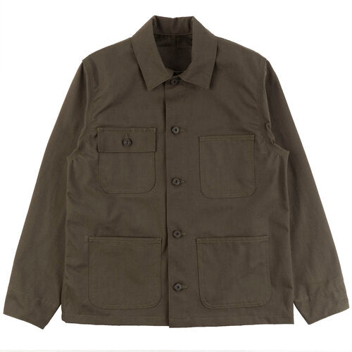 Naked & Famous - Chore Coat - Green Canvas