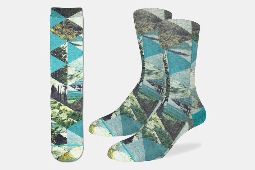 Good Luck Sock - Forest of Triangles Active Fit Sock