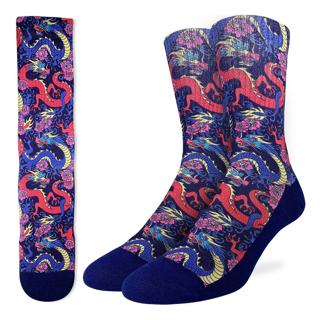 Good Luck Sock - Chinese Dragon Active Fit Socks