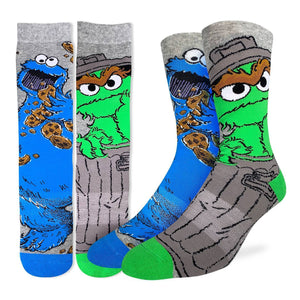 Good Luck Sock - Oscar & Cookie Monster Active Fit Sock
