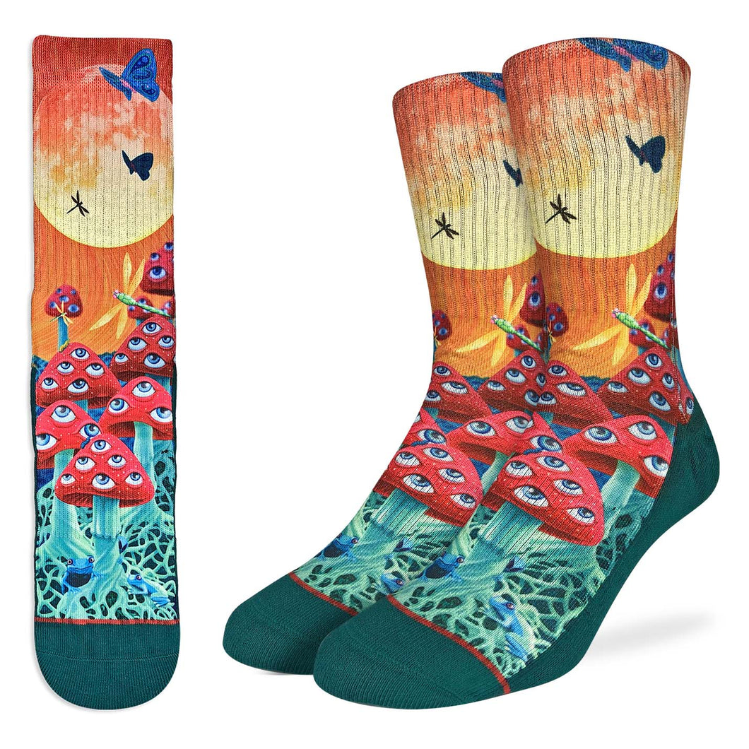 Good Luck Sock - Magic Mushrooms Active Fit Socks