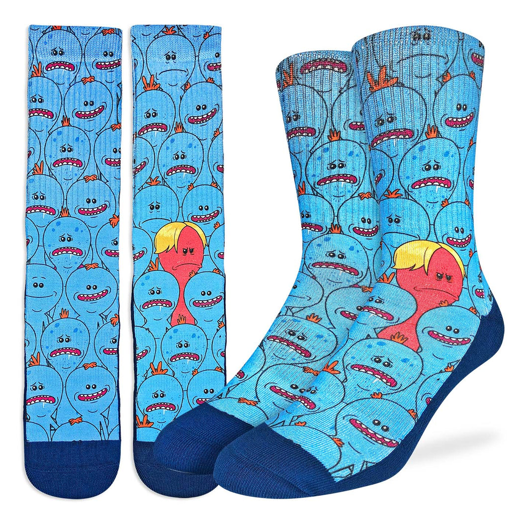 Good Luck Sock - Rick & Morty, Mr. Meeseeks Active Fit Socks