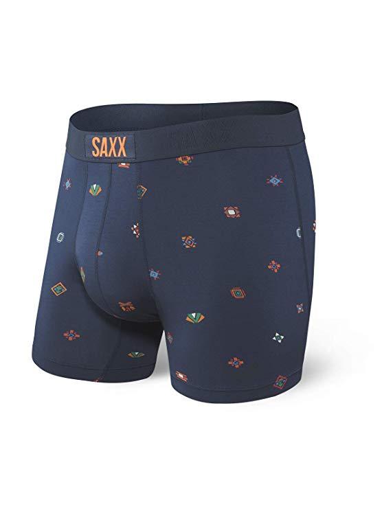 Saxx Vibe Boxer Brief - Blue Trail