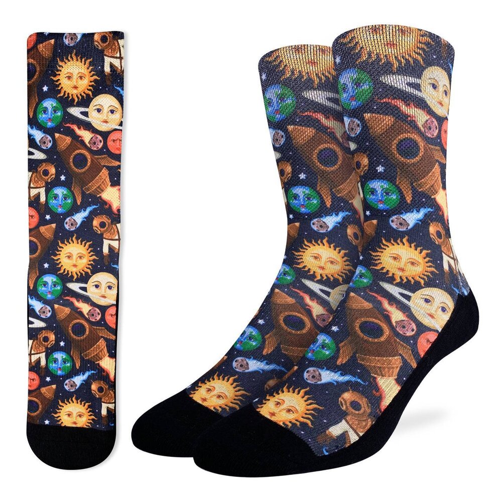 Good Luck Sock - Stars & Steampunk Active Fit Sock