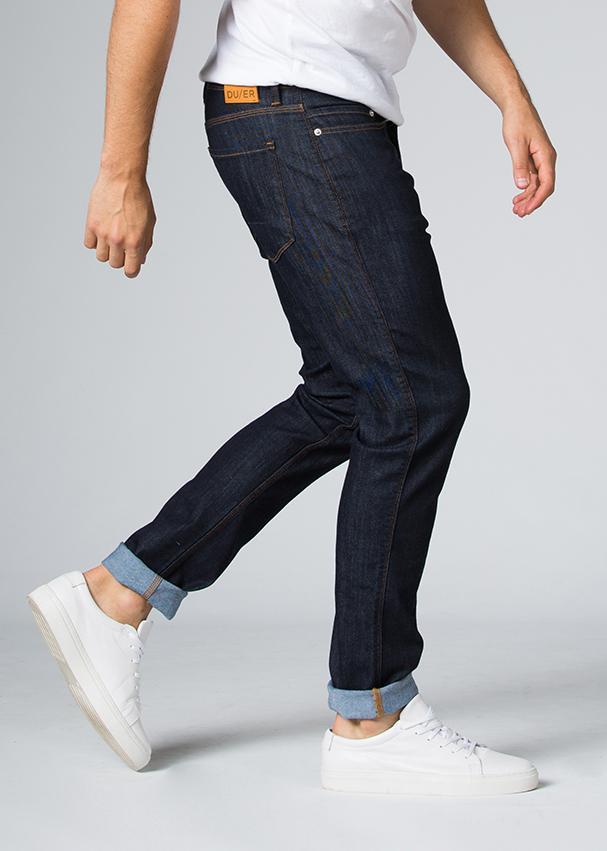 Duer - Performance Denim - Athletic Taper - Heritage Rinse