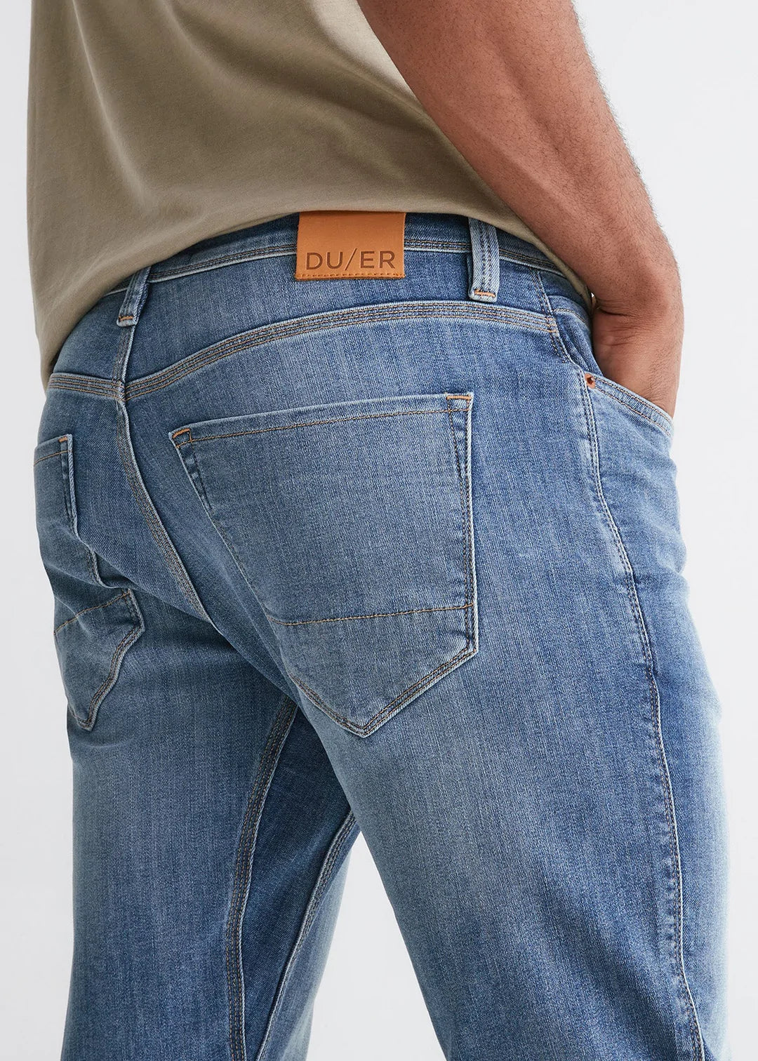 Duer - Performance Denim - Athletic Taper - Tidal