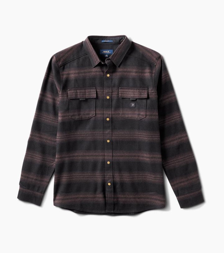 Roark - Diablo Woven Flannel Shirt - Black Combo