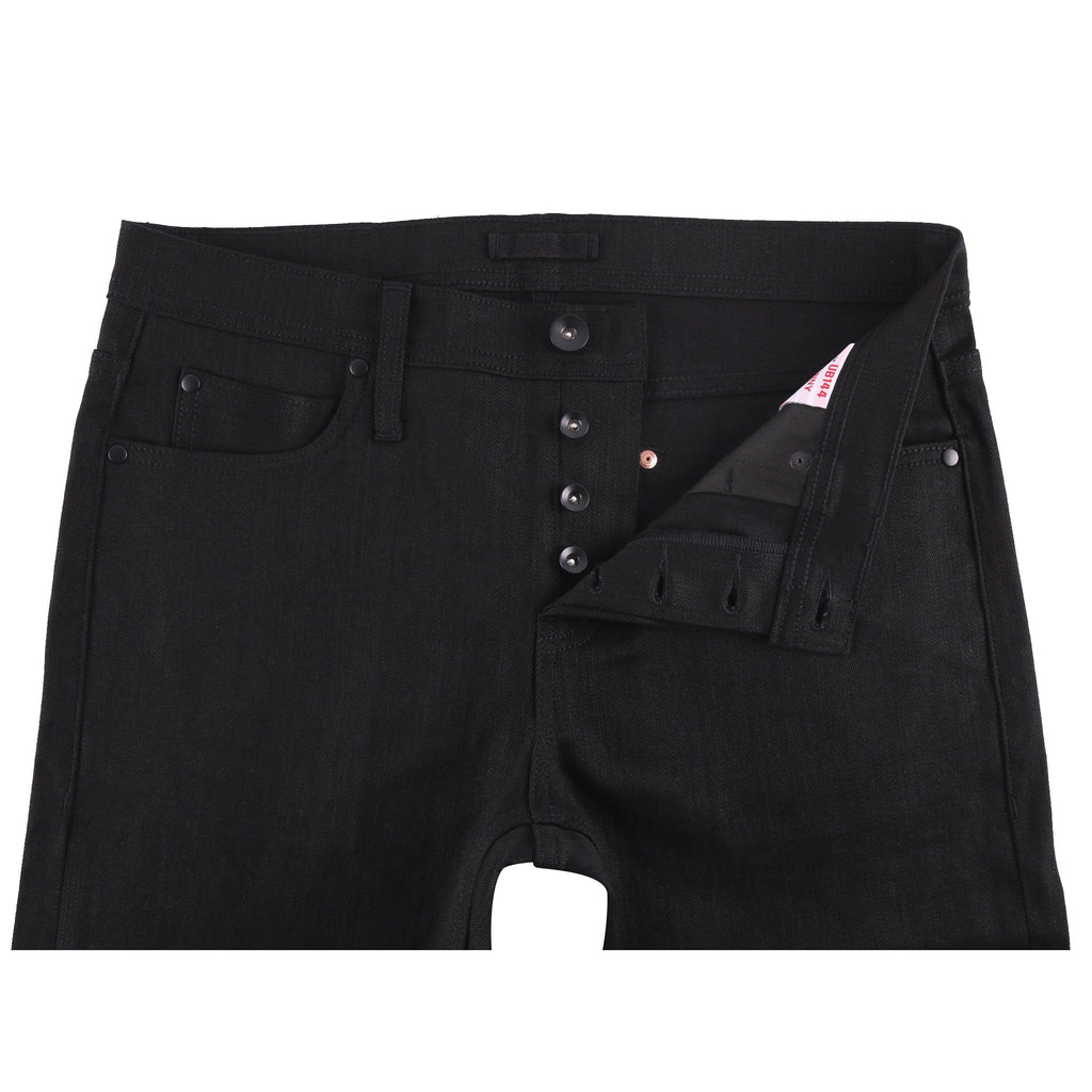 Unbranded - Skinny Fit - 11oz Black Stretch Selvedge