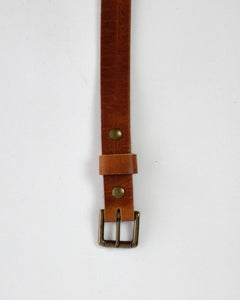 Adamson & Son - Zach Belt - Horween English Tan Dublin