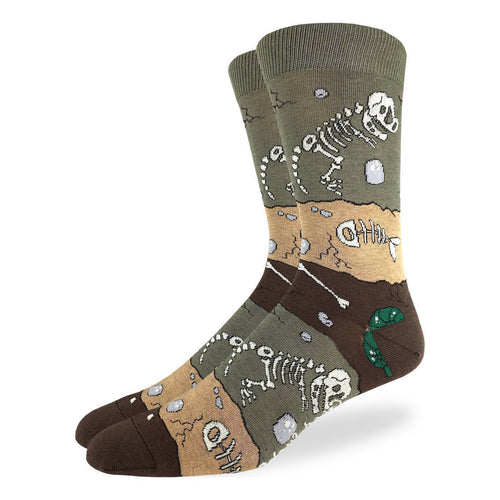 Good Luck Sock - Fossil Crew Socks