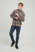 Load image into Gallery viewer, Casual Friday - Alvin Wool Mix Overshirt - Silver Mink Melange